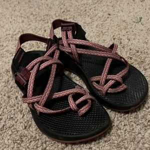 Purple two straps chacos sandals